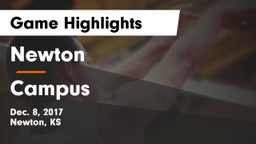 Newton  vs Campus  Game Highlights - Dec. 8, 2017