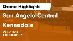 San Angelo Central  vs Kennedale  Game Highlights - Dec. 7, 2018