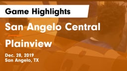 San Angelo Central  vs Plainview  Game Highlights - Dec. 28, 2019
