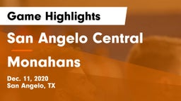 San Angelo Central  vs Monahans  Game Highlights - Dec. 11, 2020