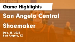 San Angelo Central  vs Shoemaker  Game Highlights - Dec. 28, 2023