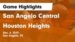 San Angelo Central  vs Houston Heights Game Highlights - Dec. 6, 2019
