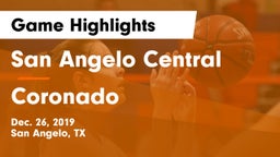 San Angelo Central  vs Coronado  Game Highlights - Dec. 26, 2019