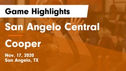 San Angelo Central  vs Cooper  Game Highlights - Nov. 17, 2020