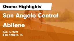 San Angelo Central  vs Abilene  Game Highlights - Feb. 5, 2021