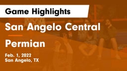 San Angelo Central  vs Permian  Game Highlights - Feb. 1, 2022