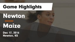 Newton  vs Maize  Game Highlights - Dec 17, 2016