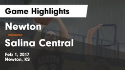 Newton  vs Salina Central  Game Highlights - Feb 1, 2017