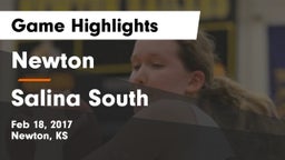 Newton  vs Salina South  Game Highlights - Feb 18, 2017