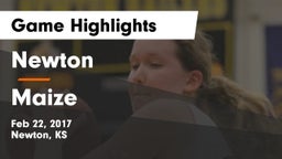 Newton  vs Maize  Game Highlights - Feb 22, 2017