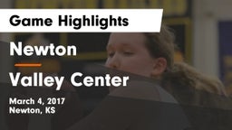 Newton  vs Valley Center  Game Highlights - March 4, 2017