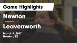 Newton  vs Leavenworth  Game Highlights - March 9, 2017