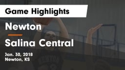 Newton  vs Salina Central  Game Highlights - Jan. 30, 2018