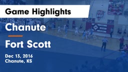 Chanute  vs Fort Scott  Game Highlights - Dec 13, 2016