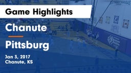 Chanute  vs Pittsburg  Game Highlights - Jan 3, 2017