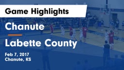 Chanute  vs Labette County  Game Highlights - Feb 7, 2017