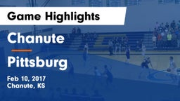 Chanute  vs Pittsburg  Game Highlights - Feb 10, 2017