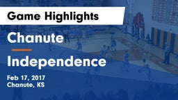 Chanute  vs Independence  Game Highlights - Feb 17, 2017