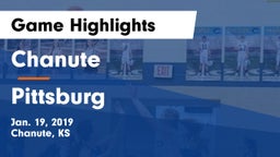 Chanute  vs Pittsburg  Game Highlights - Jan. 19, 2019