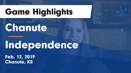 Chanute  vs Independence  Game Highlights - Feb. 12, 2019