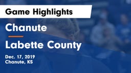 Chanute  vs Labette County  Game Highlights - Dec. 17, 2019