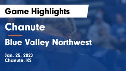 Chanute  vs Blue Valley Northwest  Game Highlights - Jan. 25, 2020