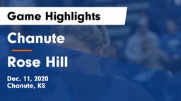 Chanute  vs Rose Hill  Game Highlights - Dec. 11, 2020