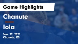 Chanute  vs Iola  Game Highlights - Jan. 29, 2021