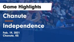 Chanute  vs Independence  Game Highlights - Feb. 19, 2021