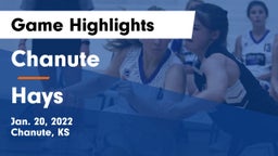 Chanute  vs Hays  Game Highlights - Jan. 20, 2022