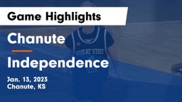 Chanute  vs Independence  Game Highlights - Jan. 13, 2023