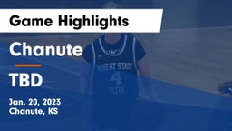 Chanute  vs TBD Game Highlights - Jan. 20, 2023