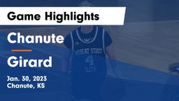 Chanute  vs Girard  Game Highlights - Jan. 30, 2023
