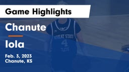 Chanute  vs Iola  Game Highlights - Feb. 3, 2023