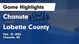Chanute  vs Labette County  Game Highlights - Feb. 10, 2023