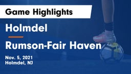 Holmdel  vs Rumson-Fair Haven  Game Highlights - Nov. 5, 2021