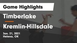 Timberlake  vs Kremlin-Hillsdale  Game Highlights - Jan. 21, 2021