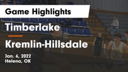 Timberlake  vs Kremlin-Hillsdale  Game Highlights - Jan. 6, 2022