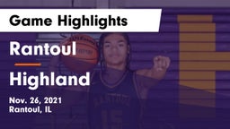 Rantoul  vs Highland Game Highlights - Nov. 26, 2021