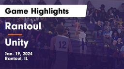 Rantoul  vs Unity  Game Highlights - Jan. 19, 2024