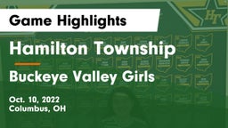 Hamilton Township  vs Buckeye Valley  Girls Game Highlights - Oct. 10, 2022