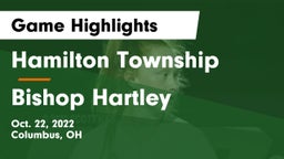 Hamilton Township  vs Bishop Hartley  Game Highlights - Oct. 22, 2022