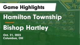 Hamilton Township  vs Bishop Hartley  Game Highlights - Oct. 21, 2023