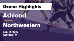 Ashland  vs Northwestern Game Highlights - Feb. 8, 2022
