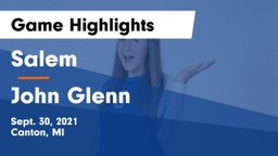 Salem  vs John Glenn  Game Highlights - Sept. 30, 2021