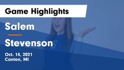 Salem  vs Stevenson  Game Highlights - Oct. 14, 2021