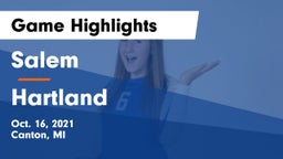 Salem  vs Hartland  Game Highlights - Oct. 16, 2021