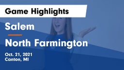 Salem  vs North Farmington  Game Highlights - Oct. 21, 2021
