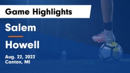 Salem  vs Howell  Game Highlights - Aug. 22, 2022