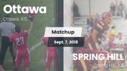Matchup: Ottawa  vs. SPRING HILL  2018